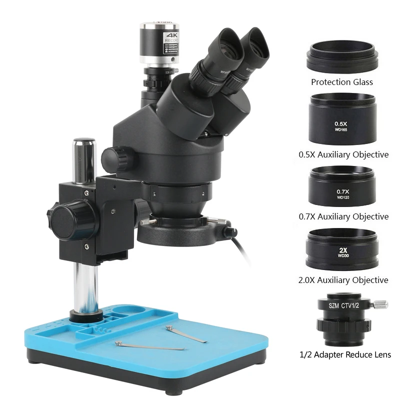 7X-90X Simul-Focal Zoom Trinoc - đánh giá và giá Simul-Focal Industrial Microscope 4K Hdmi