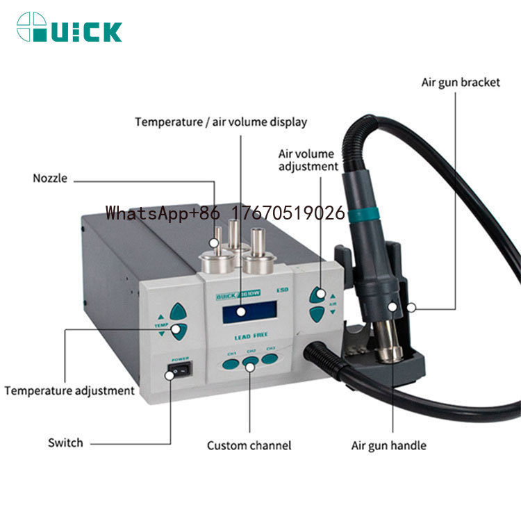 861DW 1000W Hot Air Rework Sta - đánh giá và giá Hot Air Rework Station 861Dw