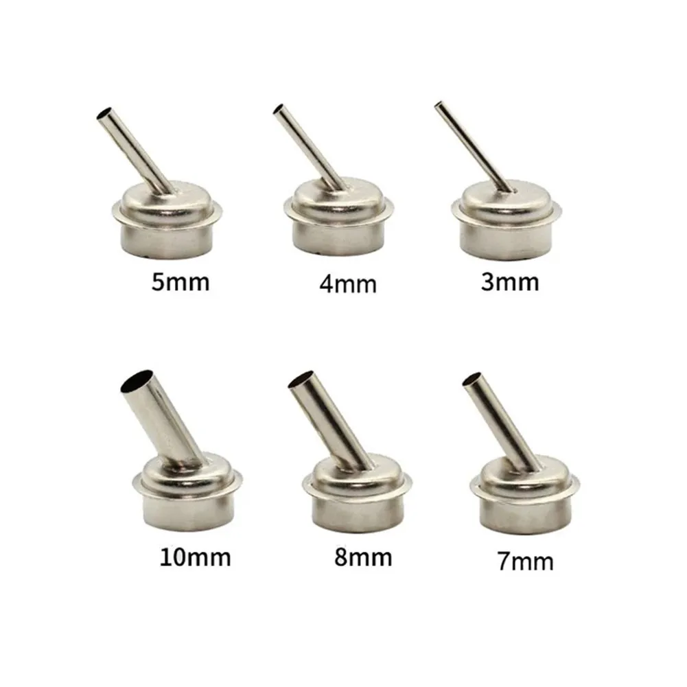 6pcs Stainless Steel Bent Curv - đánh giá và giá Hot Air Rework Station 861Dw